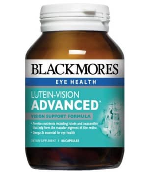 Blackmores Lutein-Vis อาหารเสริมบํารุงสายตาสั้น