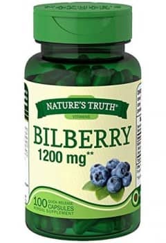 Nature’s Truth Bilberry อาหารเสริมบํารุงสายตาสั้น